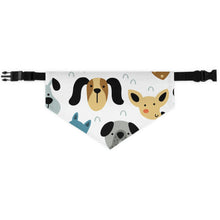 Load image into Gallery viewer, Dog Faces Bandana Collar