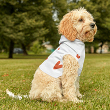 Load image into Gallery viewer, Hearts Dog Hoodie