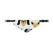 Load image into Gallery viewer, Dog Faces Bandana Collar
