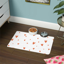 Load image into Gallery viewer, Hearts  Food Mat