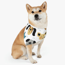 Load image into Gallery viewer, Dog Faces Bandana Collar