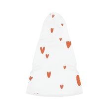 Load image into Gallery viewer, Hearts Dog Hoodie