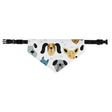 Load image into Gallery viewer, Dog Faces Bandana Collar